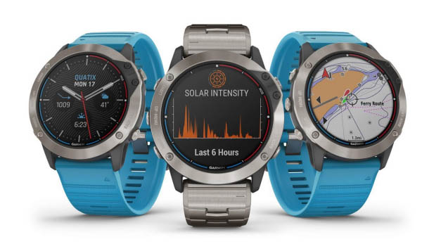Garmin Adds Solar Charging to New quatrix 6 Marine GPS Smartwatch Series