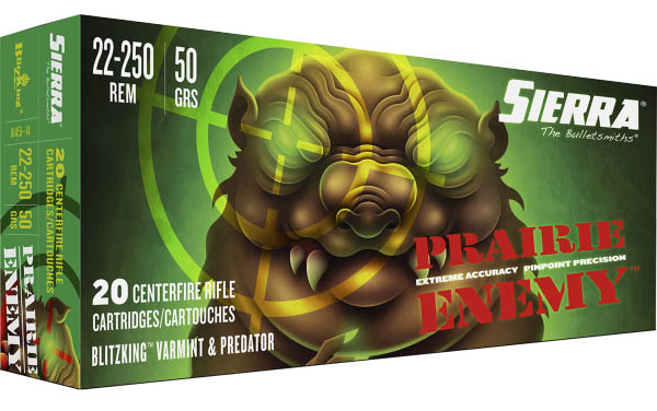 Sierra Bullets Releases Prairie Enemy 22-250 Ammunition