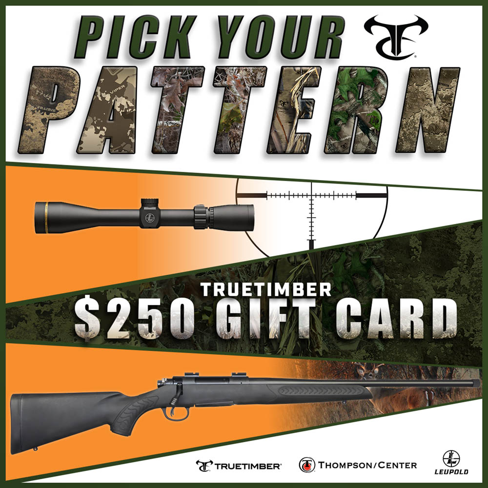 TrueTimber Teams Up with Thompson/Center and Leupold for Pick Your Pattern Giveaway