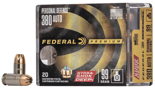 Federal Hydra-Shok Deep 380 Auto
