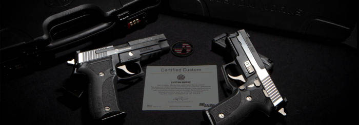 SIG SAUER is pleased to announce the continued expansion of the SIG Custom Works series of pistols with the introduction of the SIG Custom Works Equinox Series of pistols for the P226 Equinox and P229 Equinox.