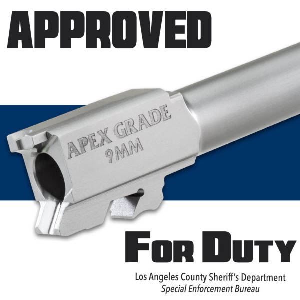 LASD Approves Apex Barrel for Special Enforcement Bureau