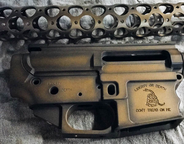 Phoenix Weaponry Offering Custom AR-15 Serial Number with Logo Engraving and Fire Control Symbols