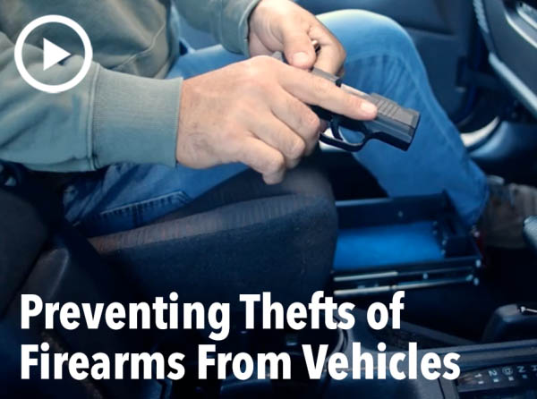 NSSF Launches PSAs on Storing Firearms Securely in Vehicles