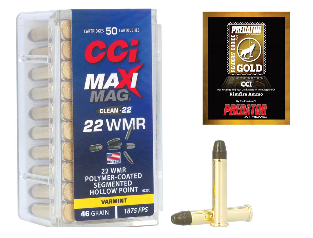 CCI Rimfire Ammunition Wins Predator Xtreme Readers’ Choice Gold Award for the 5th Consecutive Year