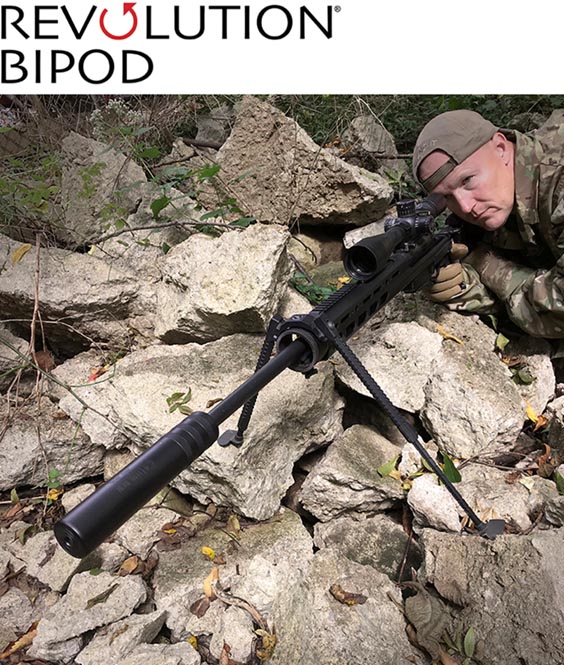 New Guns & Gear for 2021—Elite Iron Revolution Bipod Panning Model
