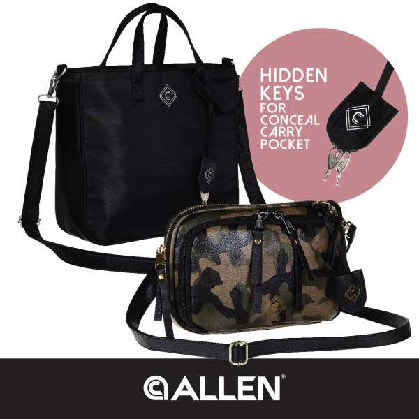 ALLEN Collaborates with GWG on Concealed Casual Handbags