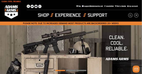 Adams Arms Debuts New Website