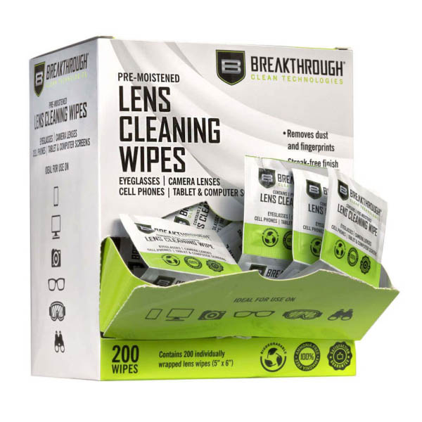 Breakthrough Clean Technologies Releases Lens Cleaning Wipes