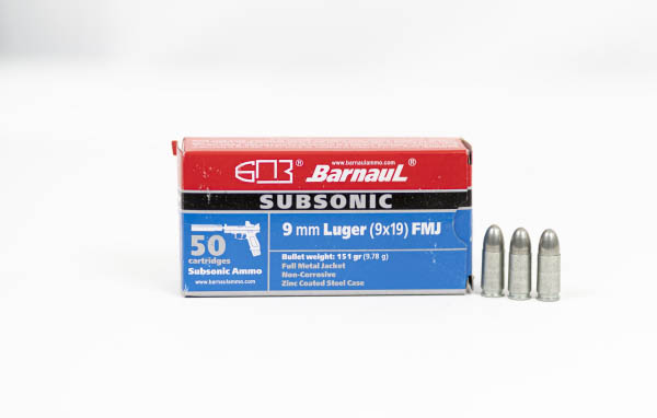 MKS Supply's Barnaul Subsonic 9mm Ammo