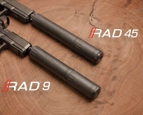 New RAD 9 and RAD 45 Pistol Suppressors from OSS