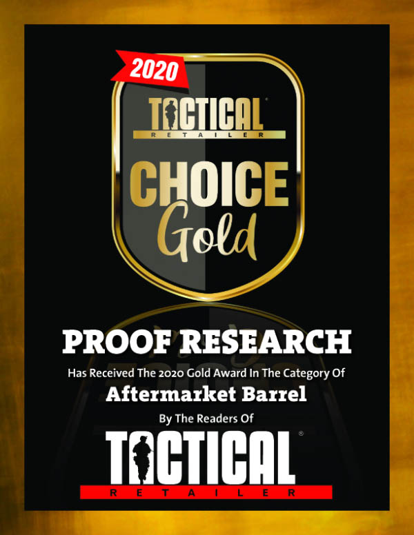PROOF Research Wins Tactical Retailer’s 2020 Gold Award