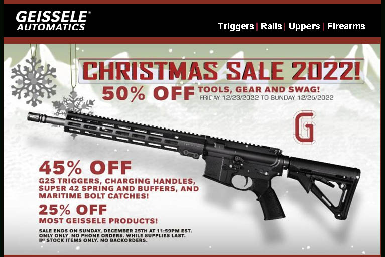 Up to 50% Off Geissele Gear, Fear & Loading