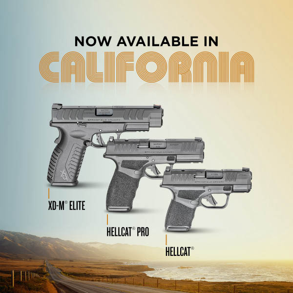 Springfield Armory California-Compliant Hellcat, Hellcat Pro and XD-M Elite 4.5" 9 mm Pistols