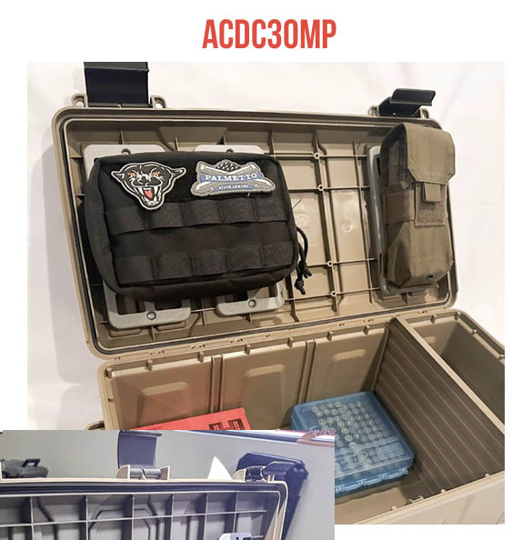 MTM Case-Gard® ACDC MOLLE Panel System Turns Lid Space into Gear Space